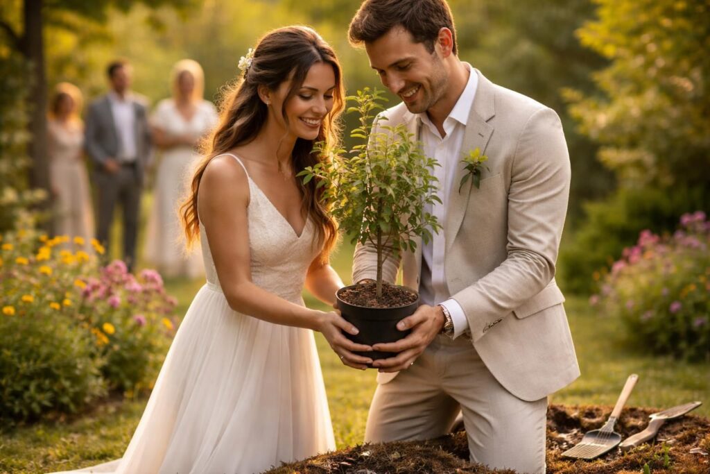 découvrez comment offrir un arbre à planter pour un mariage, un cadeau écologique et symbolique qui célèbre l'amour et la nature.