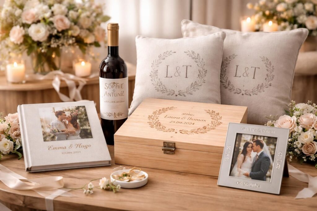 découvrez des idées de cadeaux de mariage personnalisés uniques et originaux pour célébrer ce jour spécial avec une touche personnelle inoubliable.