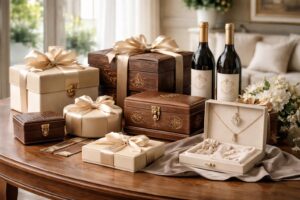 découvrez notre sélection raffinée de cadeaux de mariage haut de gamme, idéale pour gâter vos proches et marquer cet événement précieux avec élégance.