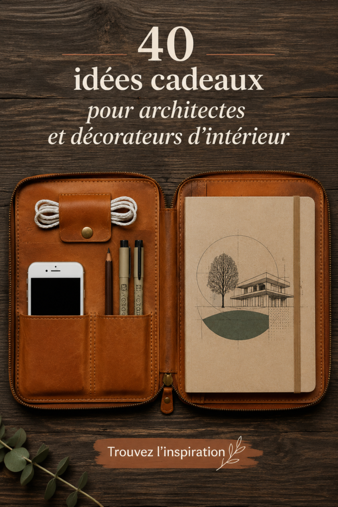 Sélection d'idées cadeaux créatives pour architectes et designers d'intérieur