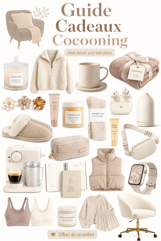 Idées cadeaux douillettes pour créer un cocon chaleureux à la maison