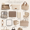 Guide d'idées de cadeaux pour femmes actives avec des accessoires modernes.