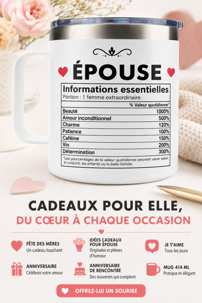 Cadeaux créatifs pour la fête des mères à offrir à votre épouse