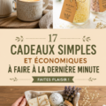 Un assortiment de cadeaux faits maison joliment emballés, prêts à offrir.