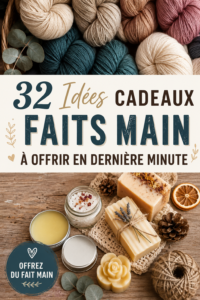 Découverte d'idées de cadeaux de Noël faits main pour toute la famille.