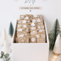 Un calendrier de l'avent DIY décoré avec des friandises et des surprises