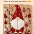 Calendrier de l'avent décoratif pour aînés en EHPAD.