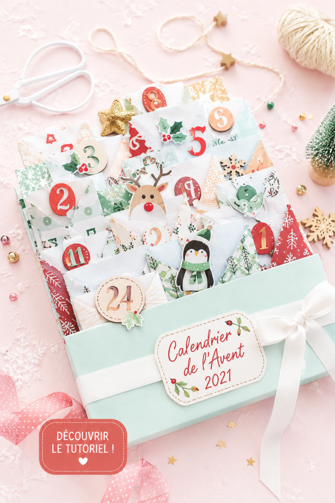 Calendrier de l'Avent fait main avec des surprises cachées, décoratif et créatif