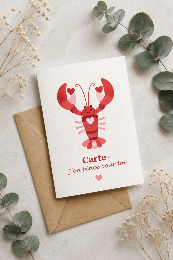 Carte personnalisée qui exprime des sentiments profonds