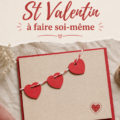 Un assortiment de cartes de Saint-Valentin faites main avec des dessins colorés et des messages affectueux