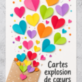 Cartes de Saint-Valentin colorées à imprimer, décorées de cœurs et de dessins enfantins.