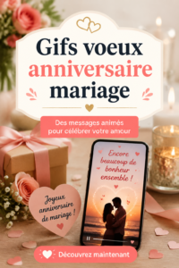 Gifs d'anniversaire de mariage pour célébrer l'amour