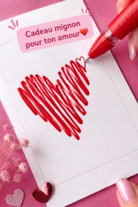 Femme heureuse offrant un cadeau à son partenaire