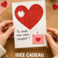 Lettre d'amour DIY écrite à la main avec des décorations créatives, parfaite pour la Saint-Valentin.